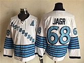 Pittsburgh Penguins #68 Jaromir Jagr White Light Blue CCM Throwback Stitched NHL Jersey,baseball caps,new era cap wholesale,wholesale hats